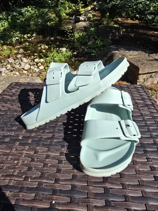 Birkenstock Shoes - Birkenstock Arizona EVA Women's Sandals in Mint Green